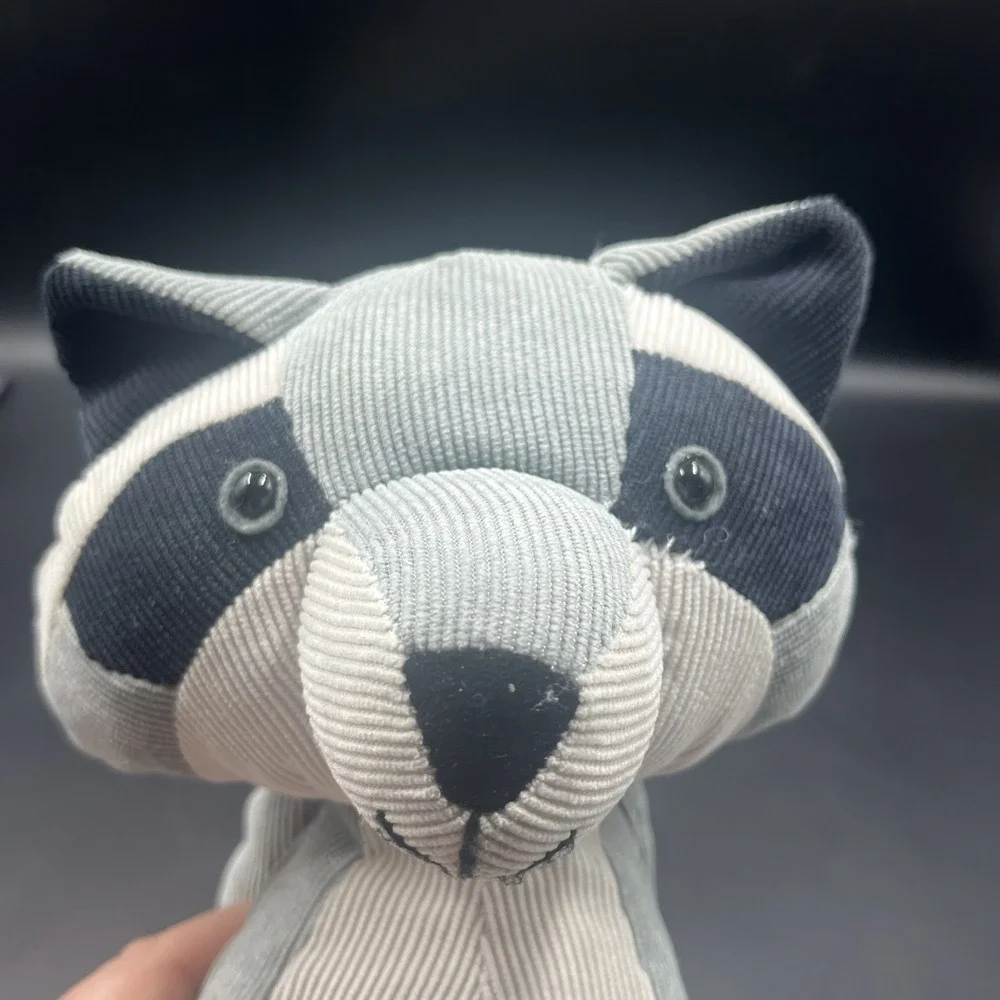Manhattan Toy Racoon‎ plush Folksy Foresters Corduroy Stuffed Animal